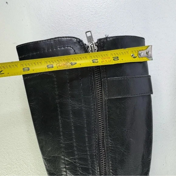 Juicy Couture Leather Moto Combat Riding Boot size 6.5 - Picture 10 of 11